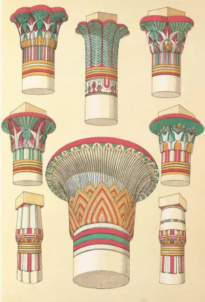 Egyptian No. 3 by Owen Jones Oil Painting