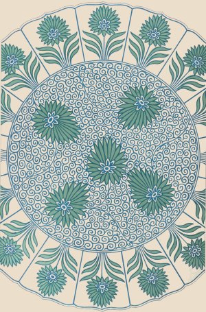 Examples of Chinese ornament, Pl.03 by Owen Jones Oil Painting