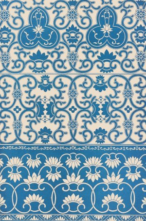 Examples of Chinese ornament, Pl.05 by Owen Jones Oil Painting