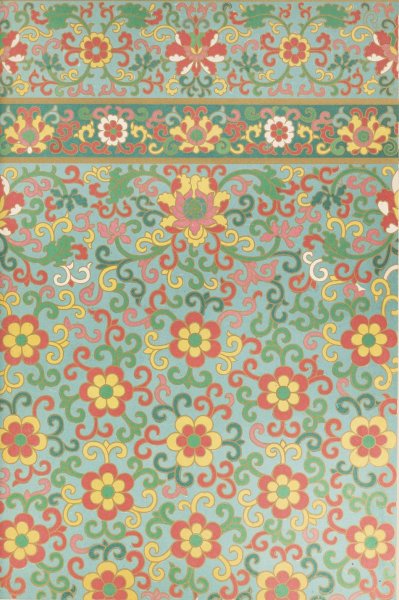 Examples of Chinese ornament, Pl.09  by Owen Jones - Hand-Painted Oil Painting Reproduction