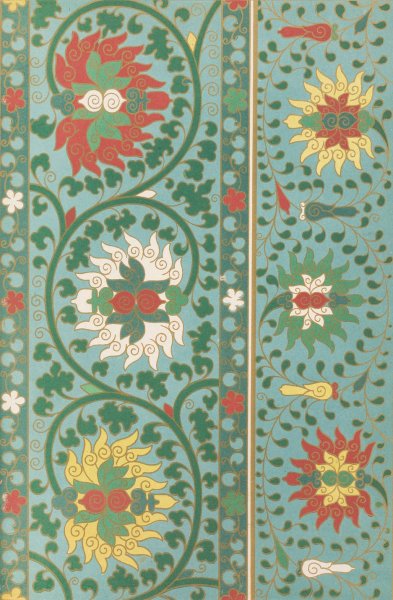 Examples of Chinese ornament, Pl.11  by Owen Jones - Hand-Painted Oil Painting Reproduction