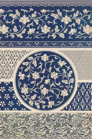 Examples of Chinese ornament, Pl.22 Oil painting by Owen Jones