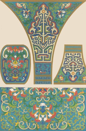 Examples of Chinese ornament, Pl.26 by Owen Jones Oil Painting