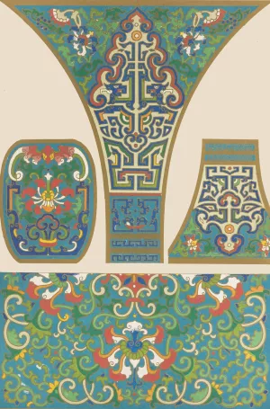 Examples of Chinese ornament, Pl.26 Oil painting by Owen Jones