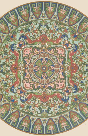 Examples of Chinese ornament, Pl.32 by Owen Jones Oil Painting