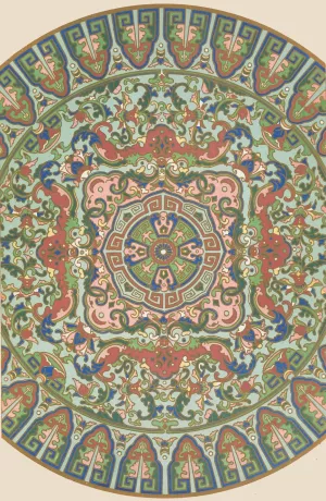 Examples of Chinese ornament, Pl.32 by Owen Jones Oil Painting