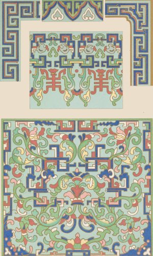 Examples of Chinese ornament, Pl.33 by Owen Jones Oil Painting
