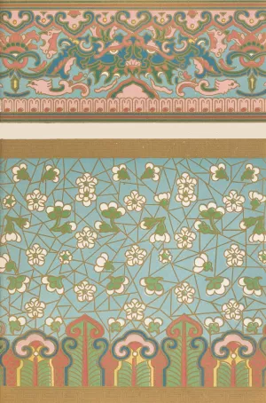 Examples of Chinese ornament, Pl.34 by Owen Jones Oil Painting