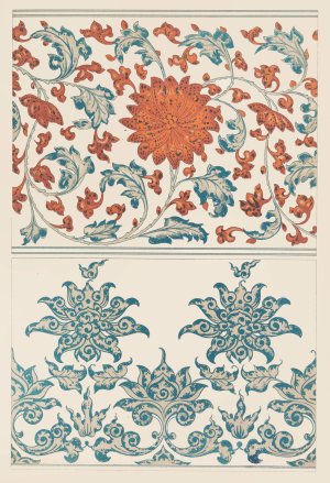 Examples of Chinese ornament, Pl.39 Oil painting by Owen Jones