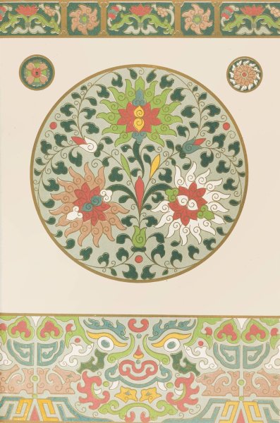 Examples of Chinese ornament, Pl.55  by Owen Jones - Hand-Painted Oil Painting Reproduction
