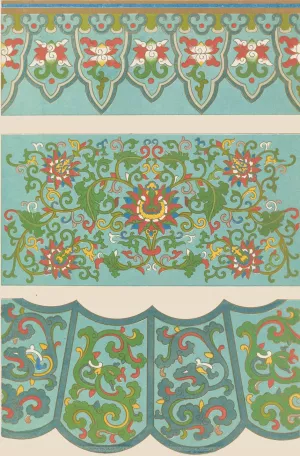 Examples of Chinese ornament, Pl.58 by Owen Jones Oil Painting