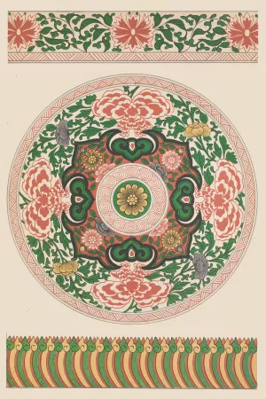 Examples of Chinese ornament, Pl.62 Oil painting by Owen Jones