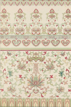 Examples of Chinese ornament, Pl.64 by Owen Jones Oil Painting