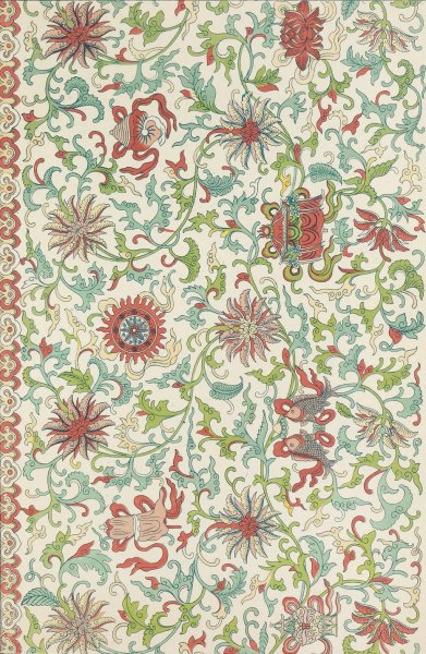 Examples of Chinese ornament, Pl.65  by Owen Jones - Hand-Painted Oil Painting Reproduction