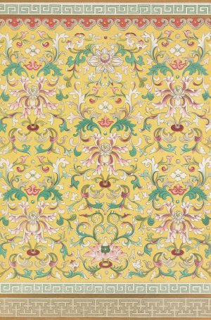 Examples of Chinese ornament, Pl.72 Oil painting by Owen Jones