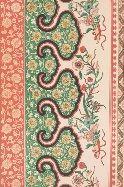 Examples of Chinese ornament, Pl.83  by Owen Jones - Hand-Painted Oil Painting Reproduction