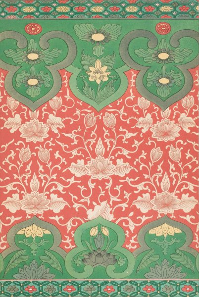Examples of Chinese ornament, Pl.84  by Owen Jones - Hand-Painted Oil Painting Reproduction