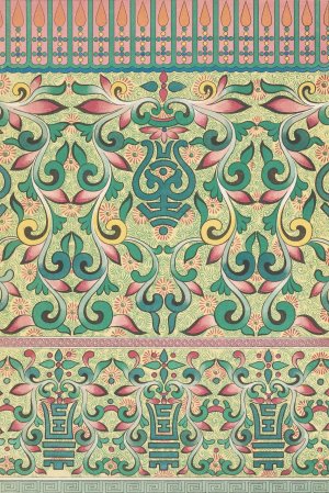 Examples of Chinese ornament, Pl.86 by Owen Jones Oil Painting