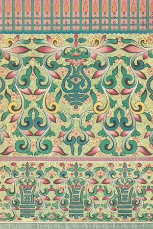 Examples of Chinese ornament, Pl.86 by Owen Jones Oil Painting