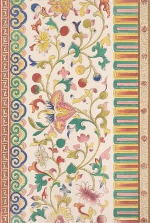 Examples of Chinese ornament, Pl.87 Oil painting by Owen Jones