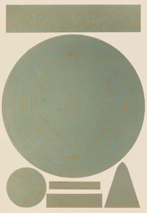 Examples of Chinese ornament, Pl.88 by Owen Jones Oil Painting