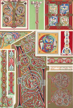 Illuminated Manuscripts No.1 by Owen Jones Oil Painting