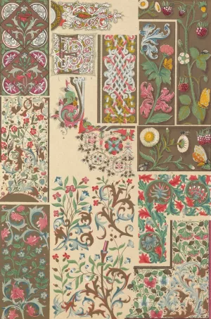 Illuminated Manuscripts No.3 by Owen Jones Oil Painting