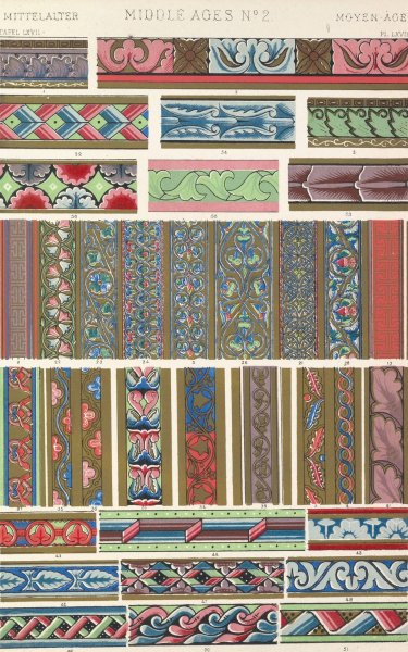 Middle Ages No.2  by Owen Jones - Hand-Painted Oil Painting Reproduction