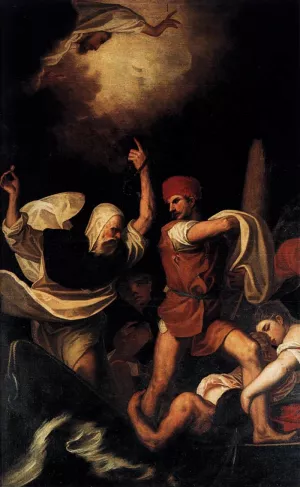 Miracle of St Dominic by Padovanino Oil Painting