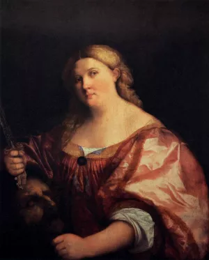 Judith by Palma Vecchio Oil Painting