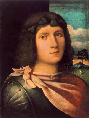 Portrait of a Young Man painting by Palma Vecchio