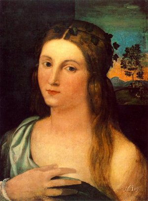 Portrait of a Young Woman Oil painting by Palma Vecchio
