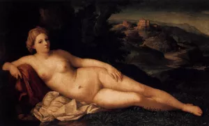 Venus by Palma Vecchio - Oil Painting Reproduction