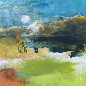 Moonlight and You by Pamela K. Beer Oil Painting