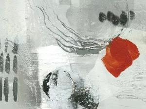 Not All Black and White 3 by Pamela K. Beer Oil Painting