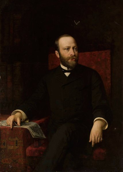 Portrait of Francis de Sales Lewental by Pantaleon Szyndler - Hand-Painted Oil Painting Reproduction