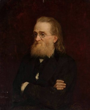 Portrait of Jozef Wagner, head of the Press Department of the National Government by Pantaleon Szyndler Oil Painting