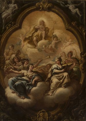Apollo and Muses by Paolo De Matteis Oil Painting