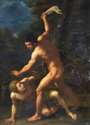 Cain Slaying Abel by Paolo De Matteis Oil Painting
