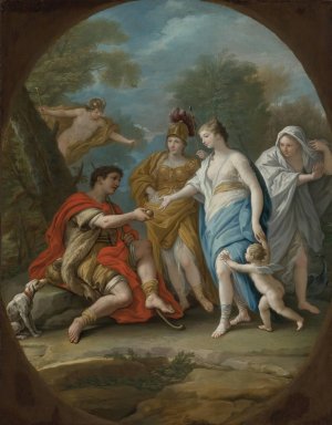 Judgement Of Paris by Paolo De Matteis Oil Painting