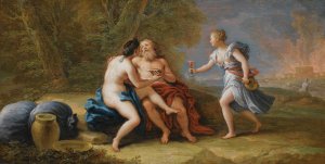 Lot And His Daughters by Paolo De Matteis Oil Painting