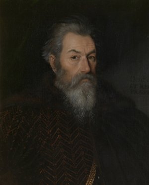Portrait of a Man by Paolo Farinati Oil Painting
