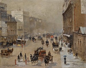 Tottenham Court Road, London by Paolo Sala Oil Painting