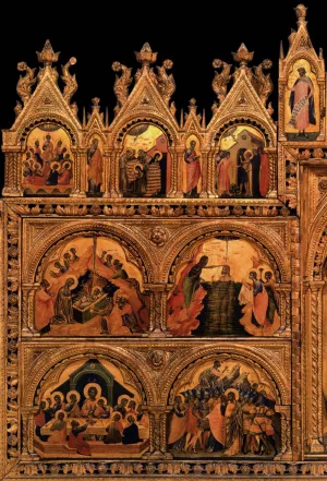Polyptych Detail by Paolo Veneziano - Oil Painting Reproduction