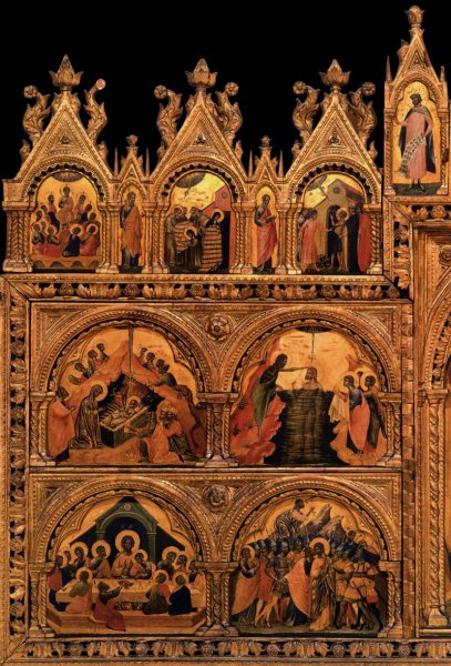 Polyptych Detail by Paolo Veneziano - Hand-Painted Oil Painting Reproduction
