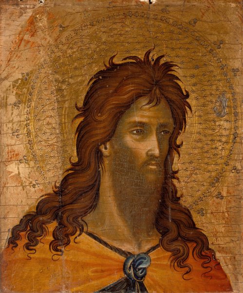 St. John the Baptist  by Paolo Veneziano - Hand-Painted Oil Painting Reproduction
