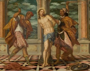 The Flagellation by Paolo Veronese (Follower) Oil Painting