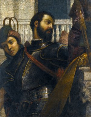 A Knight and His Page (Detail)