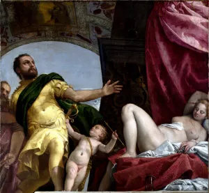 Allegory of Love III, Respect by Paolo Veronese - Oil Painting Reproduction