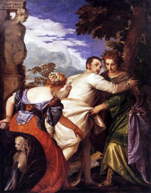Allegory of Virtue and Vice Oil painting by Paolo Veronese